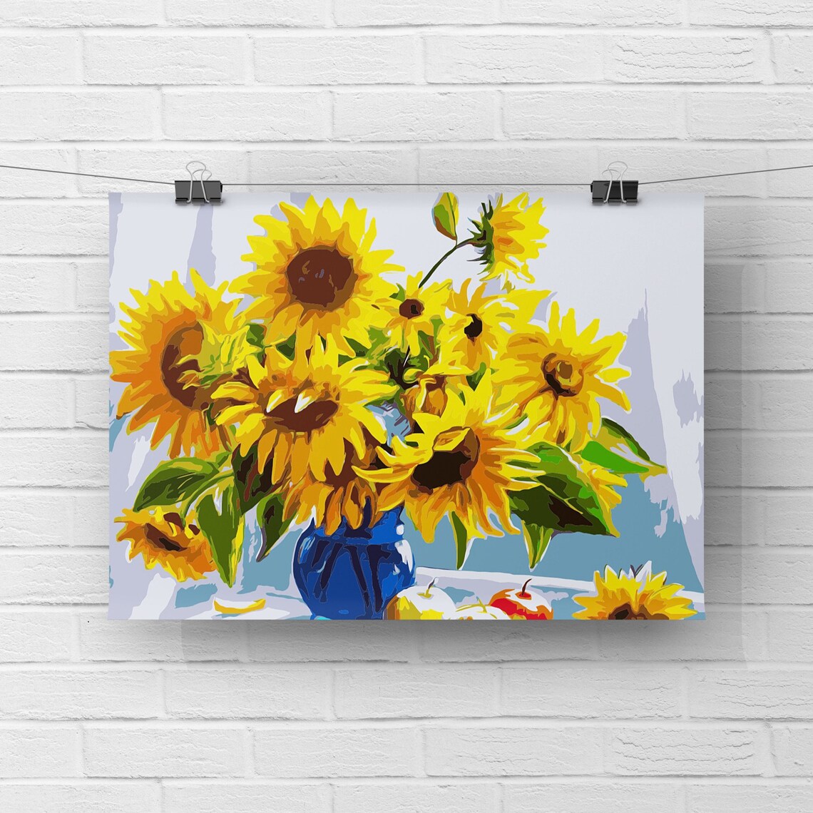 DIY paint by numbers indoor activityArts Craft for home wall Etsy