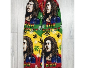 Men's Vintage Bob Marley Pants Size M (Y0081)