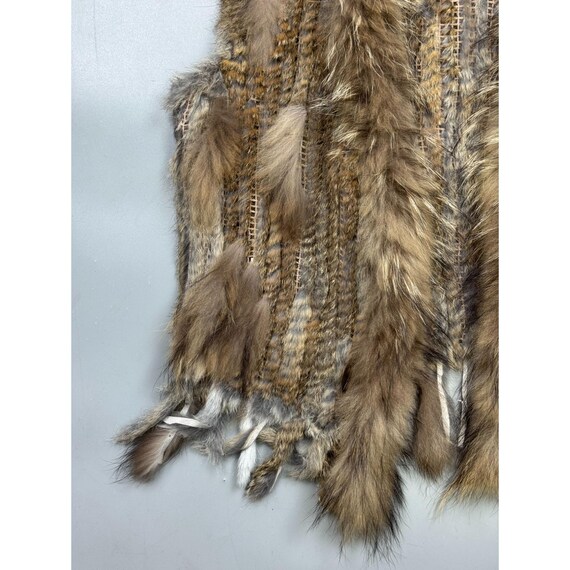 Unisex Angelique.L Marmor Rabbit Fur Vests Size L/XL (Y1277) View 2