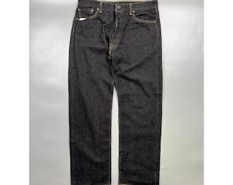 Men's NWOT Levi's 501 Black Denim Jeans Pants Size 36/32 (Y0940)