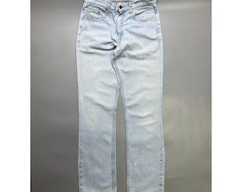 Men's Levi's 615 Orange Tab Light Wash Denim Jeans Pants Size 32/34 (Y1051)