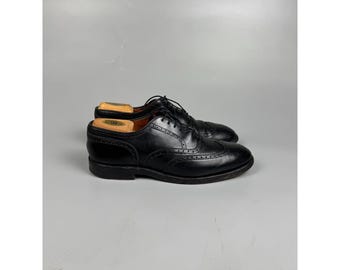 Men's Alden for Ed Meier Bal Black Shell Cordovan Oxford Shoes Size US 9.5