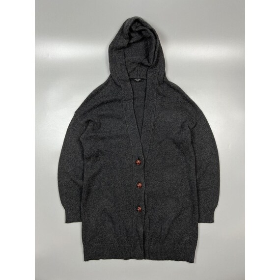 Weekend Max Mara, Women's Weekend Max Mara Oversized Cotton Cashmere Hooded Cardigan Size L (Y0359)