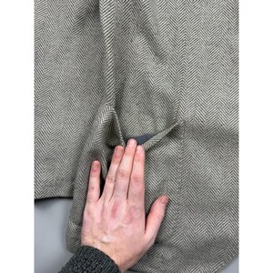 Men's Boggi Milano Wool Blend Two Button Herringbone Pattern Blazer Size IT 56 R (Y1237) image 5