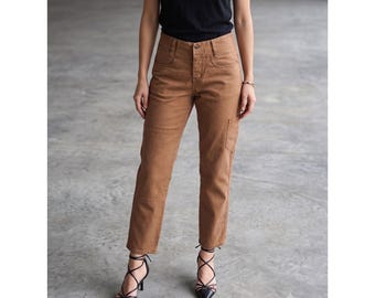 Women's Golden Goose Deluxe Brand Denim Cargo Pants Size M (Y0837)