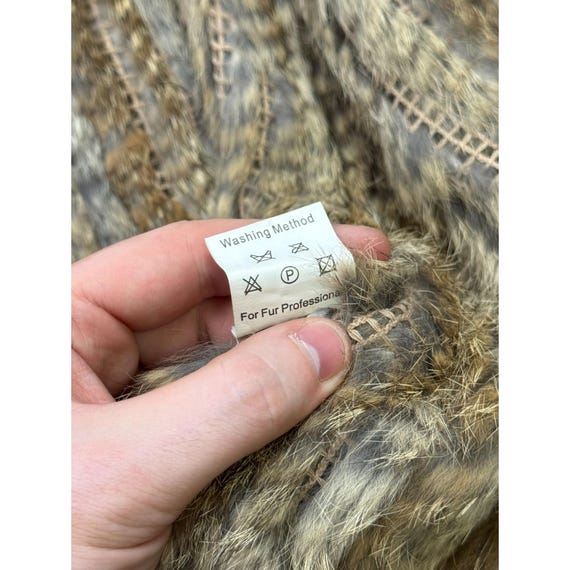 Unisex Angelique.L Marmor Rabbit Fur Vests Size L/XL (Y1277) View 6