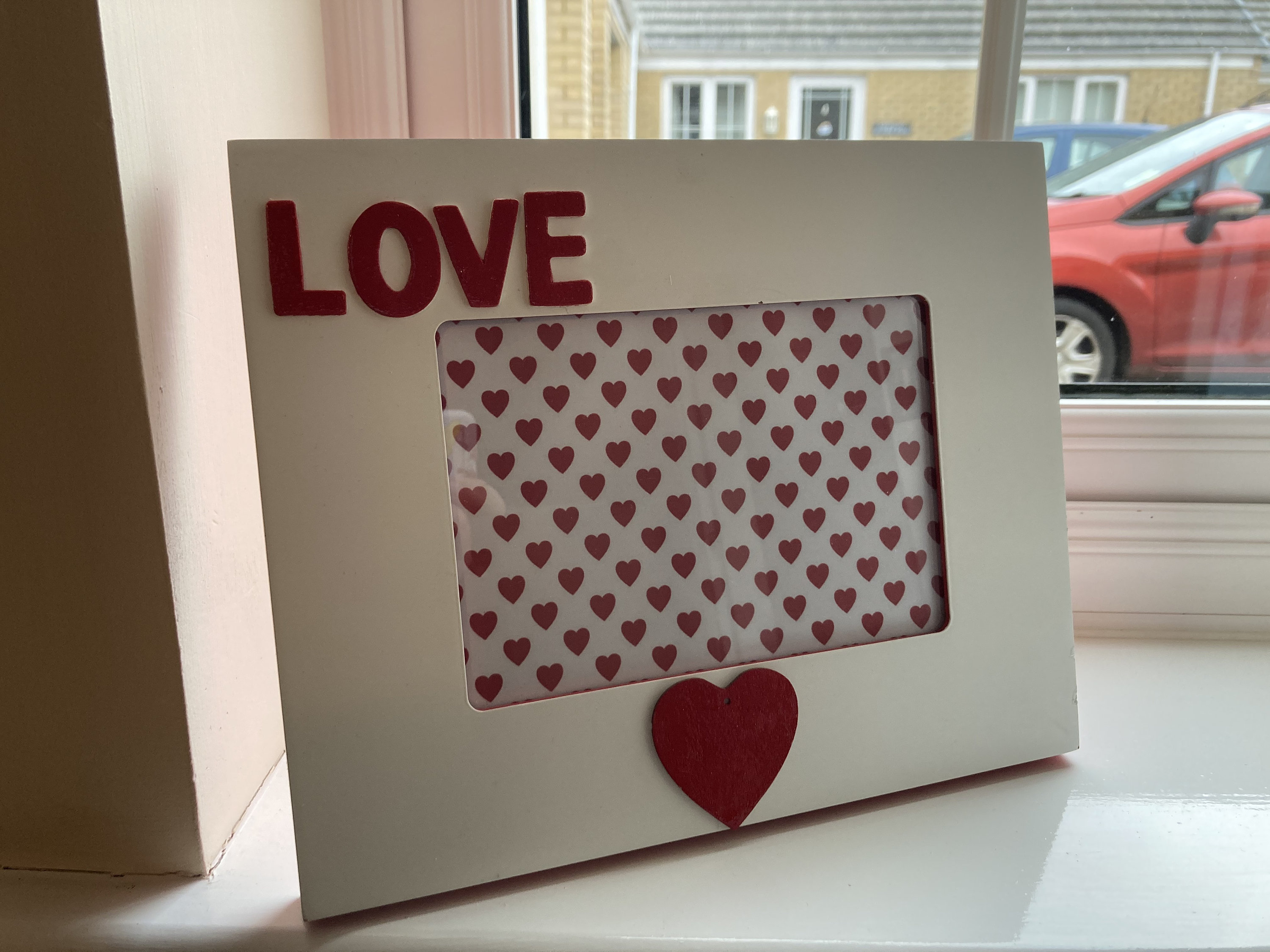 LOVE heart photo frame Etsy