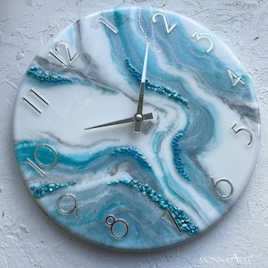 Wall clock, Large Wall Clock, Unique Wall Clock, Custom wedding gift, apartment decor, personalized gift, housewarming gift first home