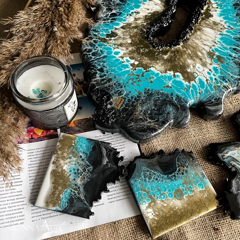 Geode Epoxy Picture Housewarming Gift Geode Wall Epoxy Art Etsy