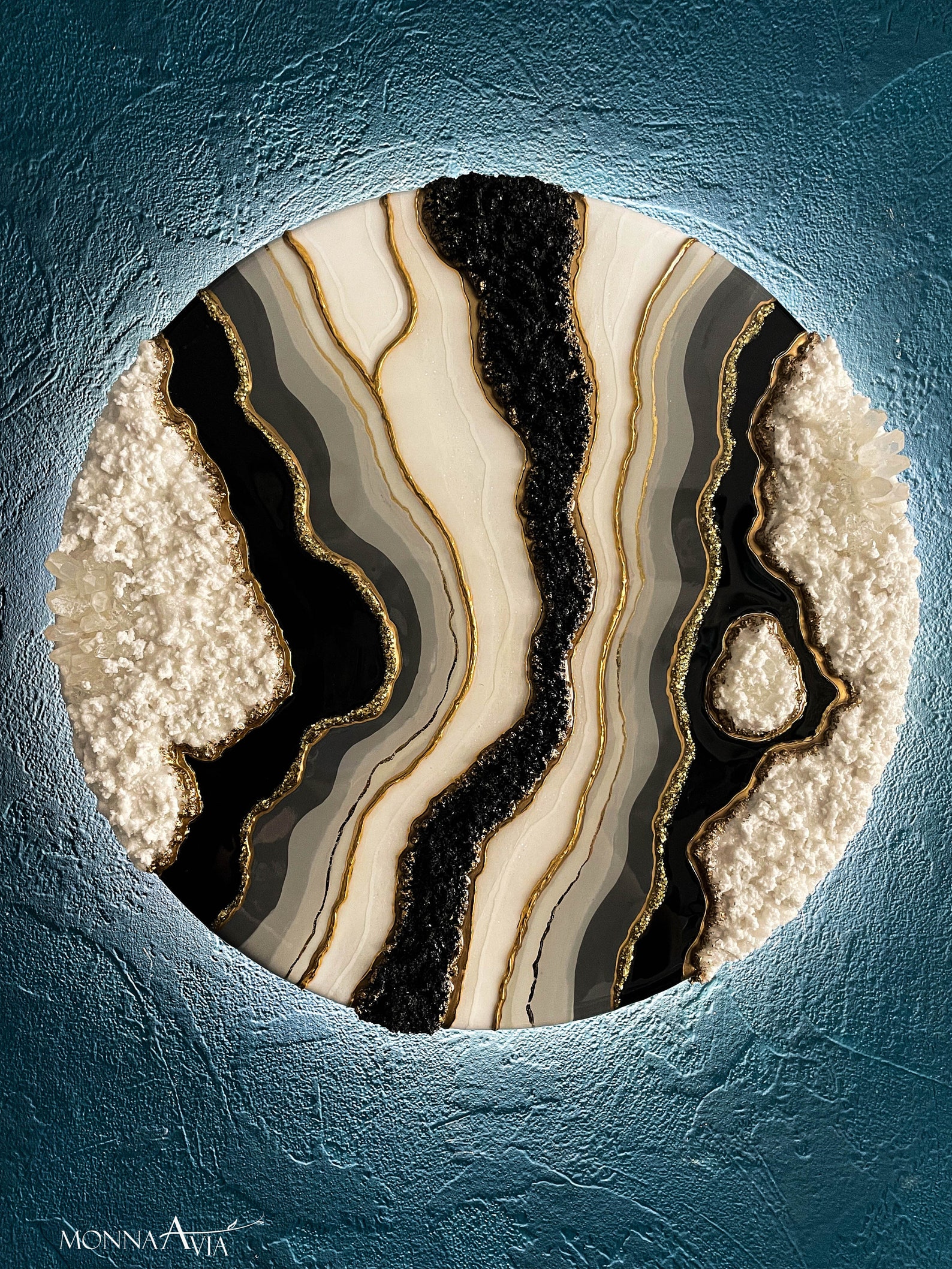 Resin Geode, Geode Painting, Resin Art, Abstract Painting, Wall Art ...