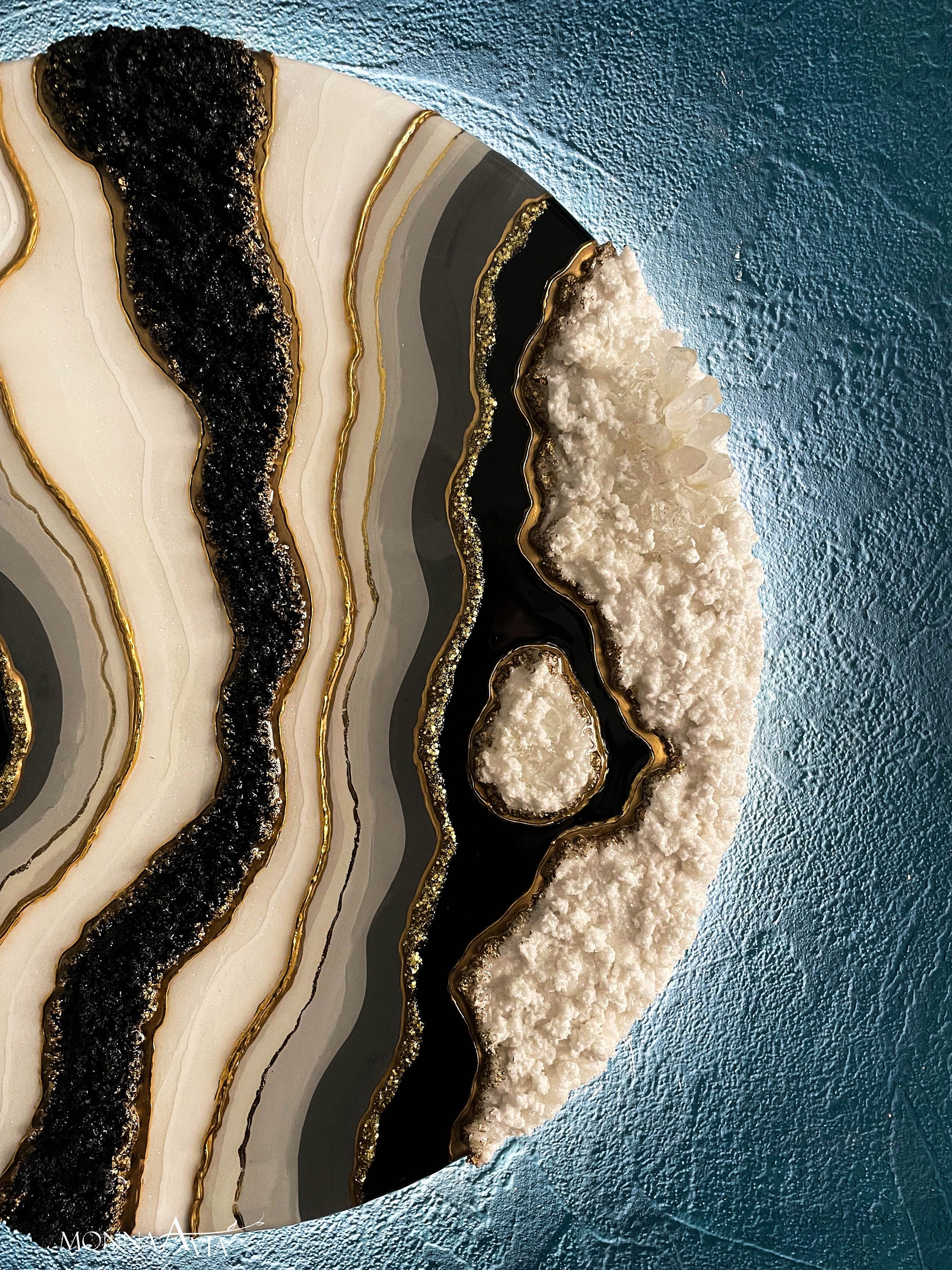 Resin Geode, Geode Painting, Resin Art, Abstract Painting, Wall Art ...