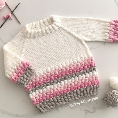 ombre sweater knitting pattern