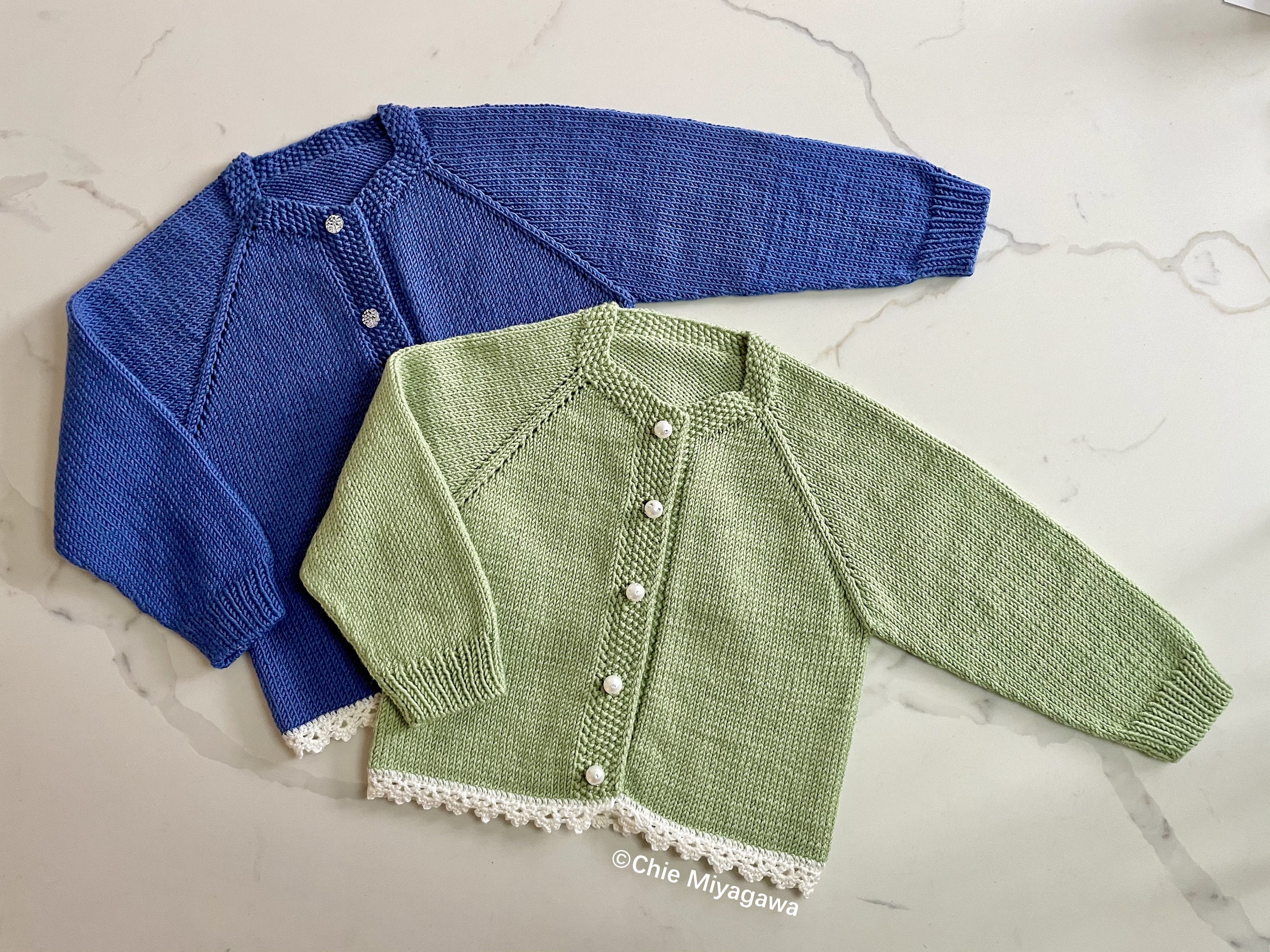 Knitting Pattern Cardigan for Babies and Toddlers / Lace - Etsy