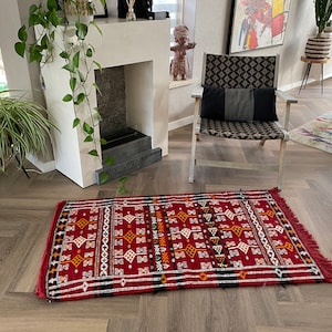 Vintage Handwoven Berber rug