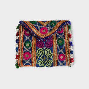 portefeuille vintage de la tribu pachtoune, 1940 Afghanistan