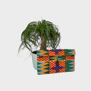 Unique, Handmade Ankara clutch/ make up bag