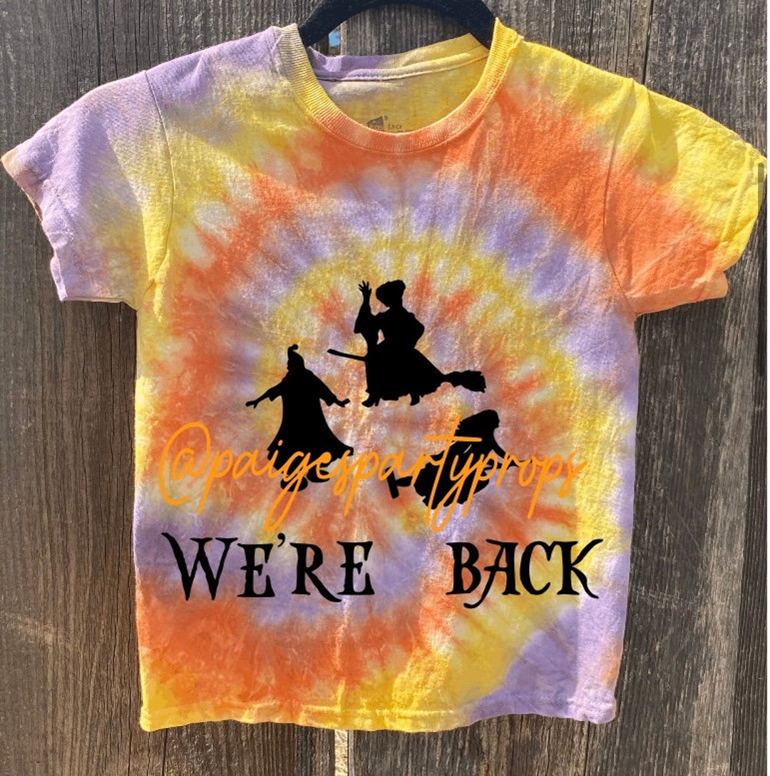 hocus pocus tie dye shirt