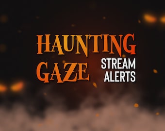 Alertas de mirada inquietante / Alertas de Halloween / Alertas animadas / Twitch / Youtube
