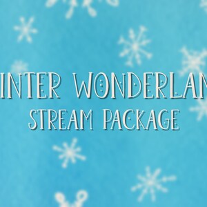 Winter Wonderland Stream Paket / Animierte Weihnachten Twitch Paket / Twitch / Youtube / Stinger Transition / Alerts / Overlay / Panels