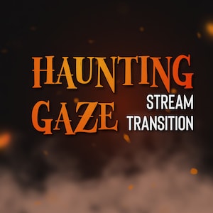 Haunting Gaze Transition - Halloween Twitch Stinger Transition / OBS Transition / Animated Transition / Scene Transition / Overlay