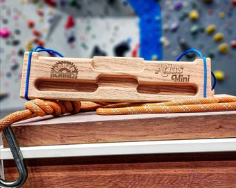 Atlas Mini Portable Hangboard | Wooden Climbing Pullup Bar | Rock Climbing Trainer