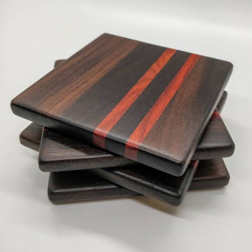 Handmade Reclaimed Wood Coaster Set Drink Coasters Coffee Etsy