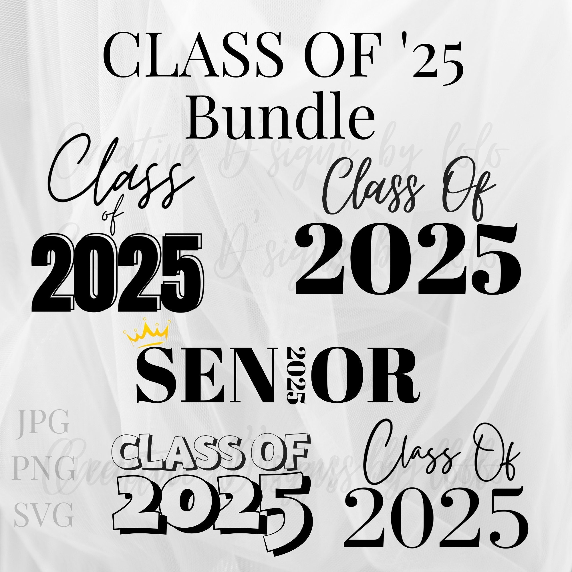 Class of 2025 Bundle Senior 2025 Senior Jersey Etsy