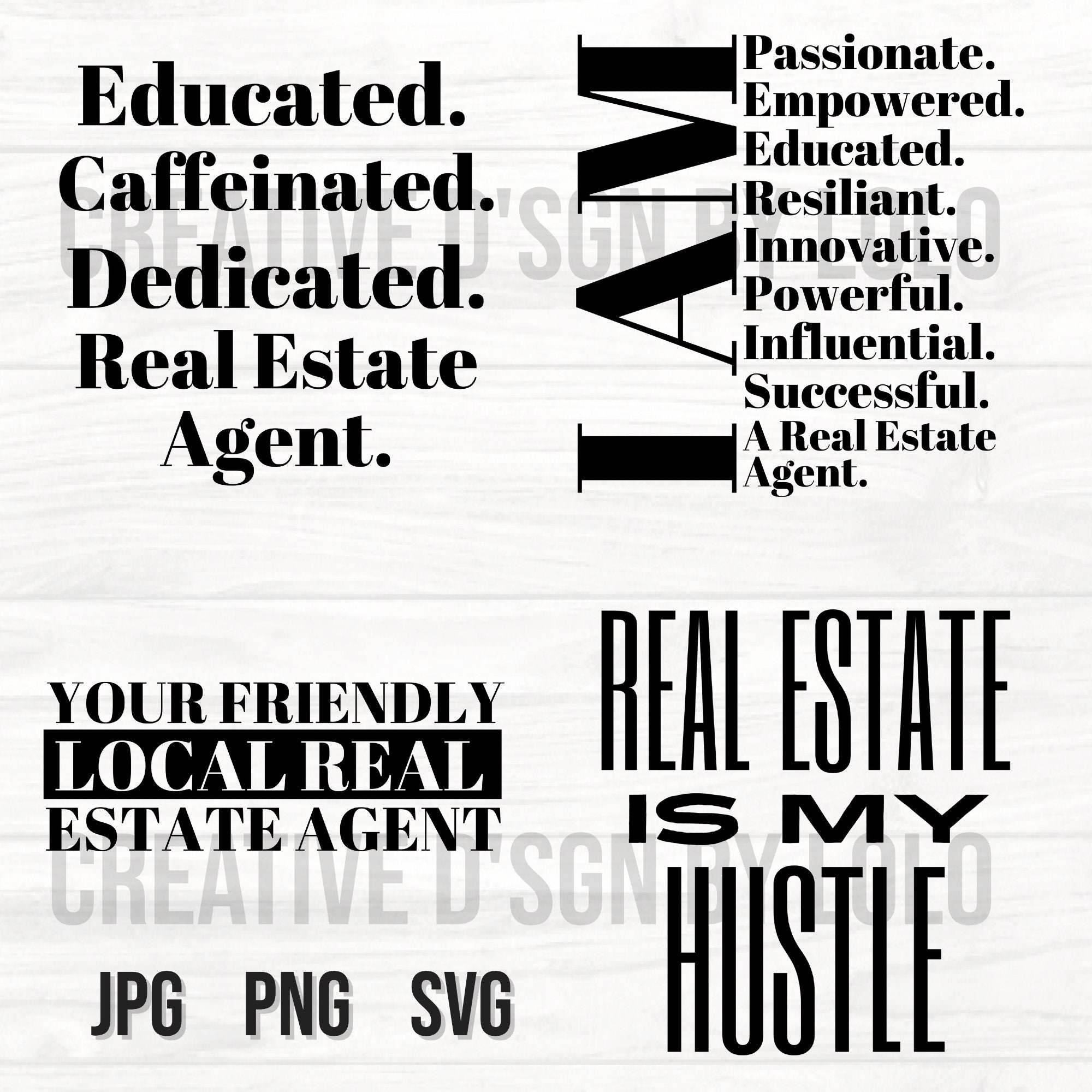 Real Estate Bundle Realtor Bundle Realtor Sayings Funny - Etsy