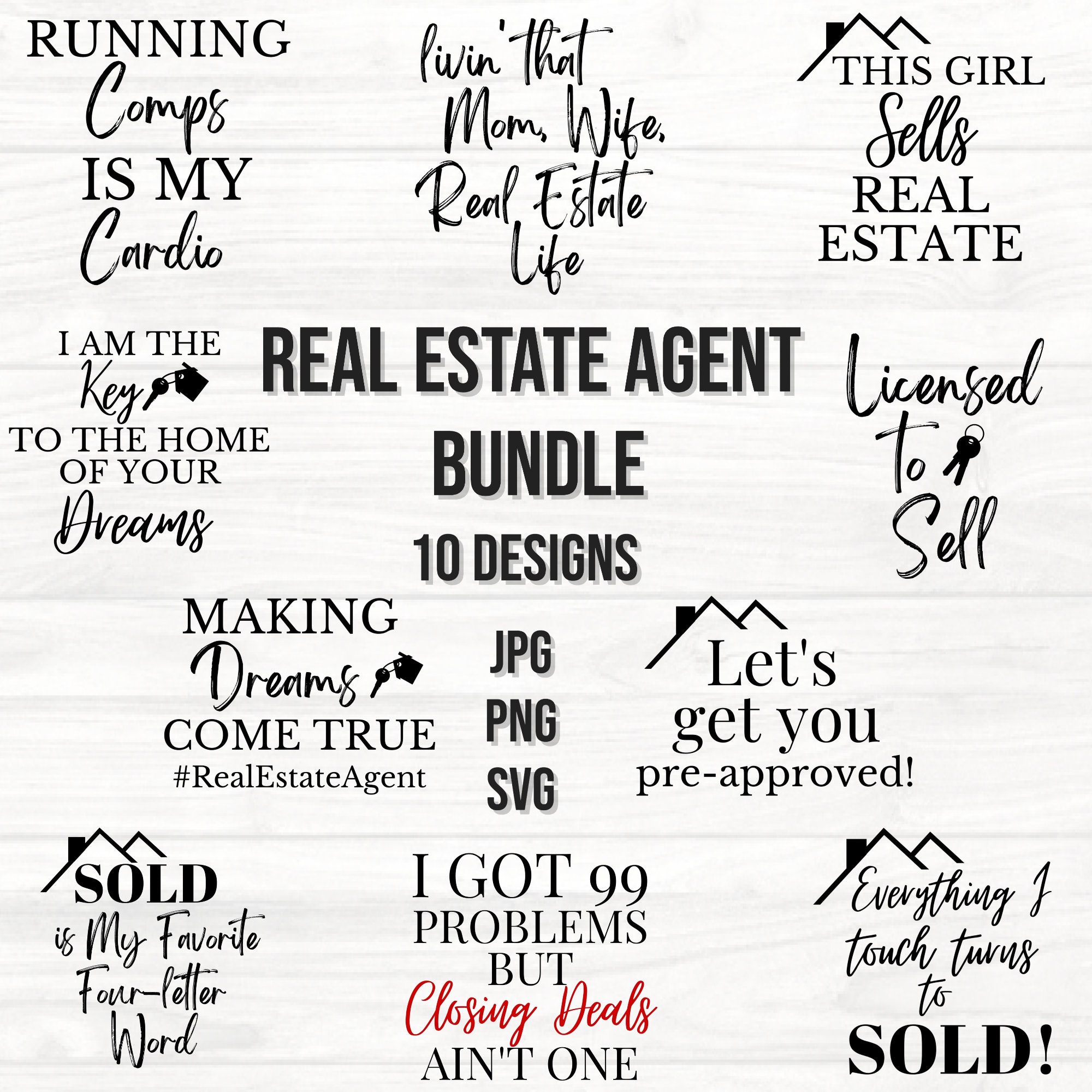 Cheesy Realtor Photos Clipart