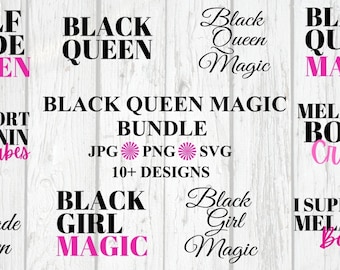 Black Boss Babe Bundle | Black Girl Magic | Boss Chic | Self Made Queen | Black Queen | BOSS LADY | Self Love | Instant Download