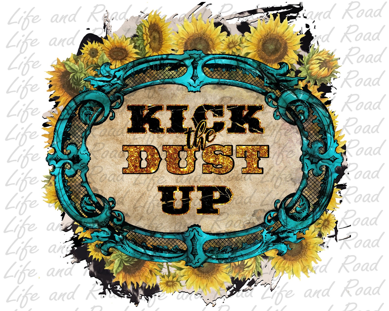 Kick The Dust Up Digital PNG File Sublimation Design Etsy