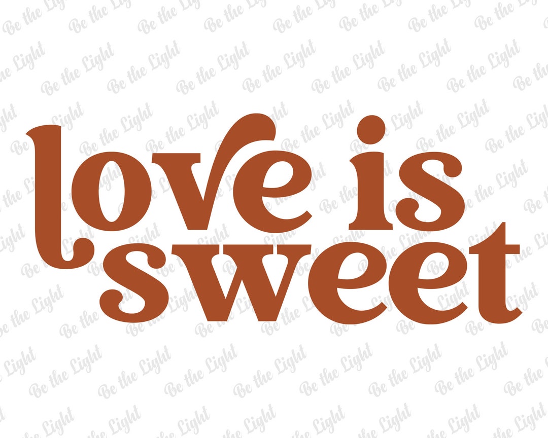 Love is Sweet Svg, Hello Valentine Svg, Retro Svg, Valentine's Day Svg ...