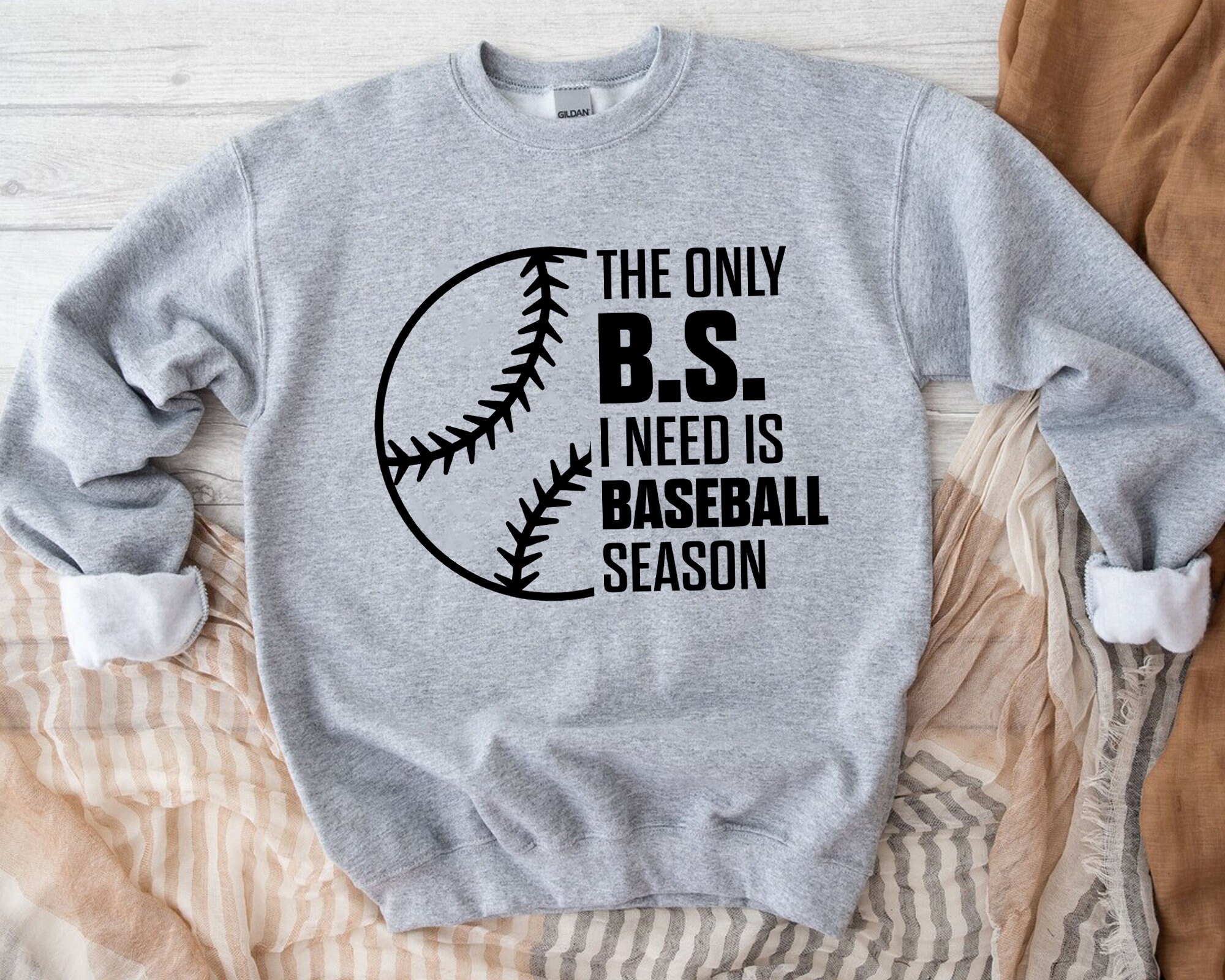 The Only BS I Need is Svg Baseball Season Svg Digital - Etsy