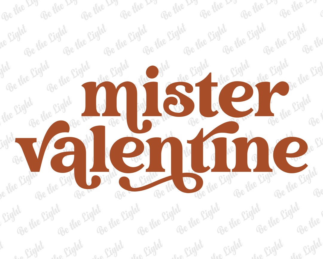 Mister Valentine Svg, Hello Valentine Svg, Retro Svg, Valentine's Day