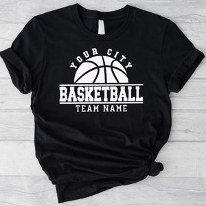 Custom Basketball Svg, Your City Team Name Svg, Game Day Svg, Basketball Team Svg, Sports Shirt Design Png, Digital Download, Basketball Svg