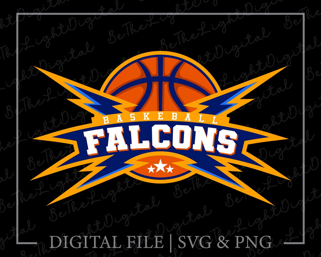 Falcons Basketball Svg Basketball Svg School Spirit Svg Etsy