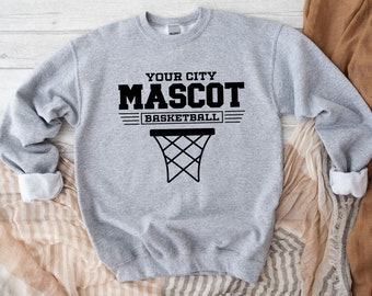 Basketball Svg, Your City Svg, Digital Download, Basketball Team Svg, Team Name Svg, Game Day Svg, Basketball Mascot Svg, Svg Cut File