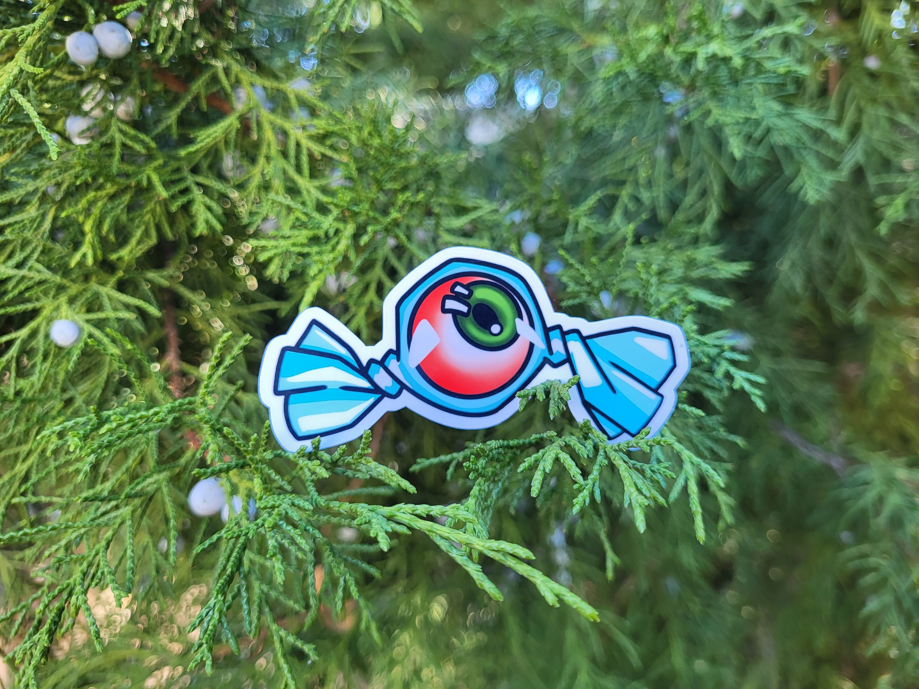 Jar of Eyeball Stickers (1/2 each), Seasonal Stickers perfect for  Calendars, Planners and More