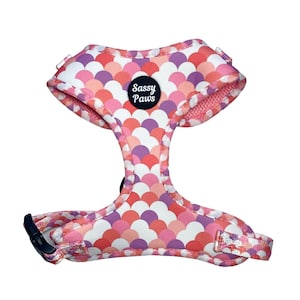 Dog chest harness - Mermaid vibes