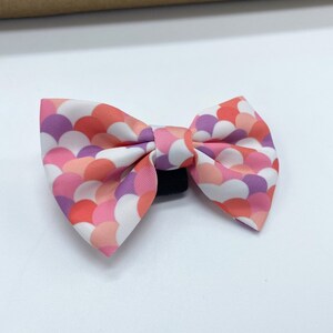 Mermaid dog bow tie