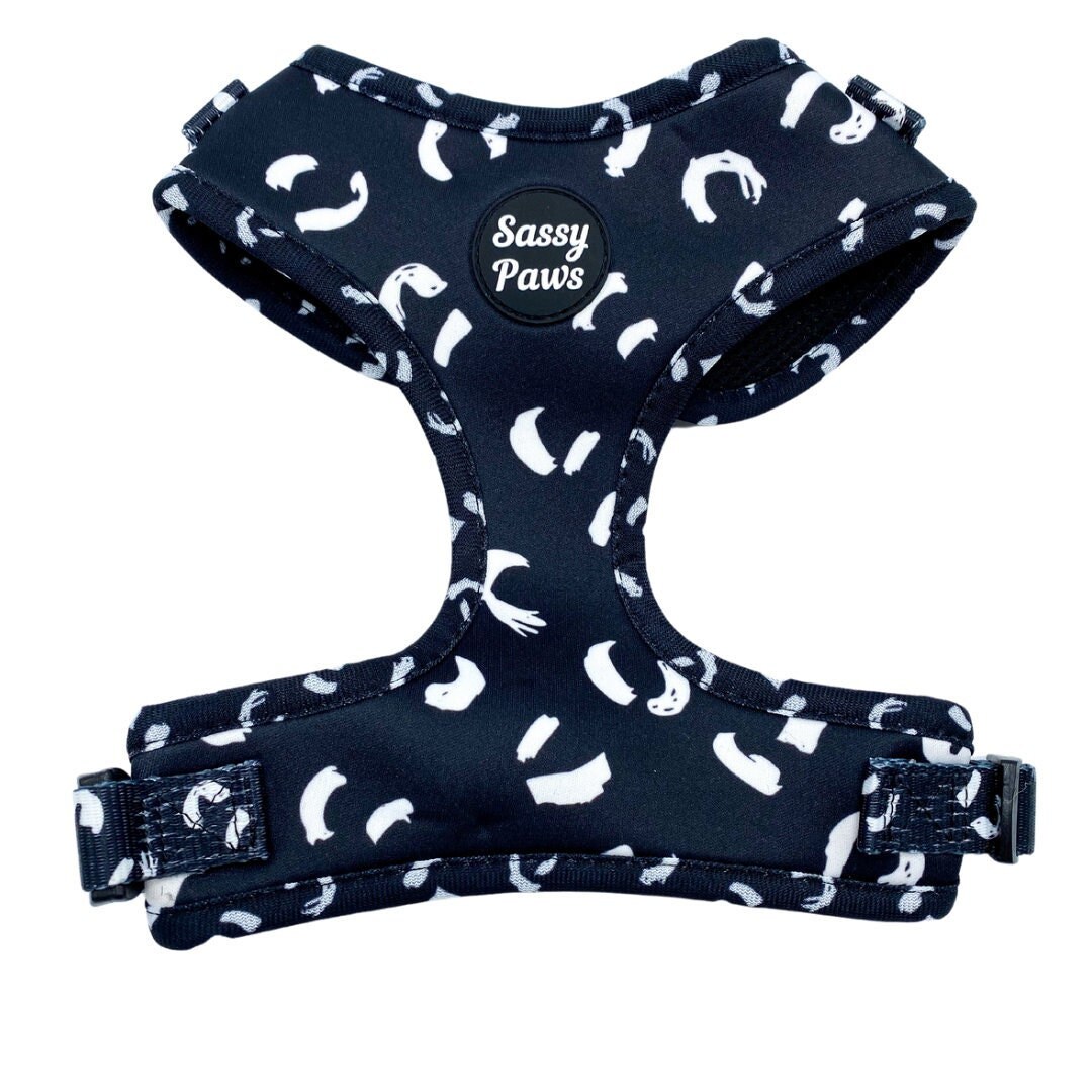 Dog Chest Harness Black Panther Etsy