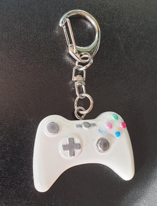XboxStyle Controller Keychain Etsy