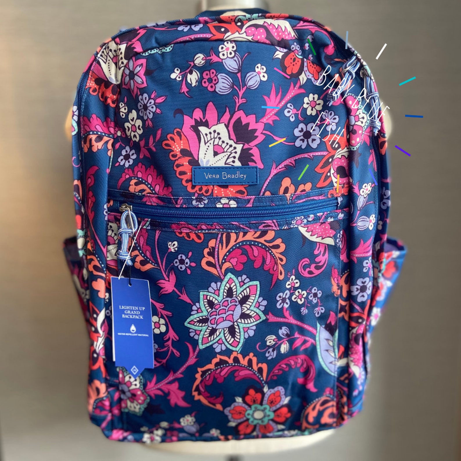Vera Bradley Backpack Etsy