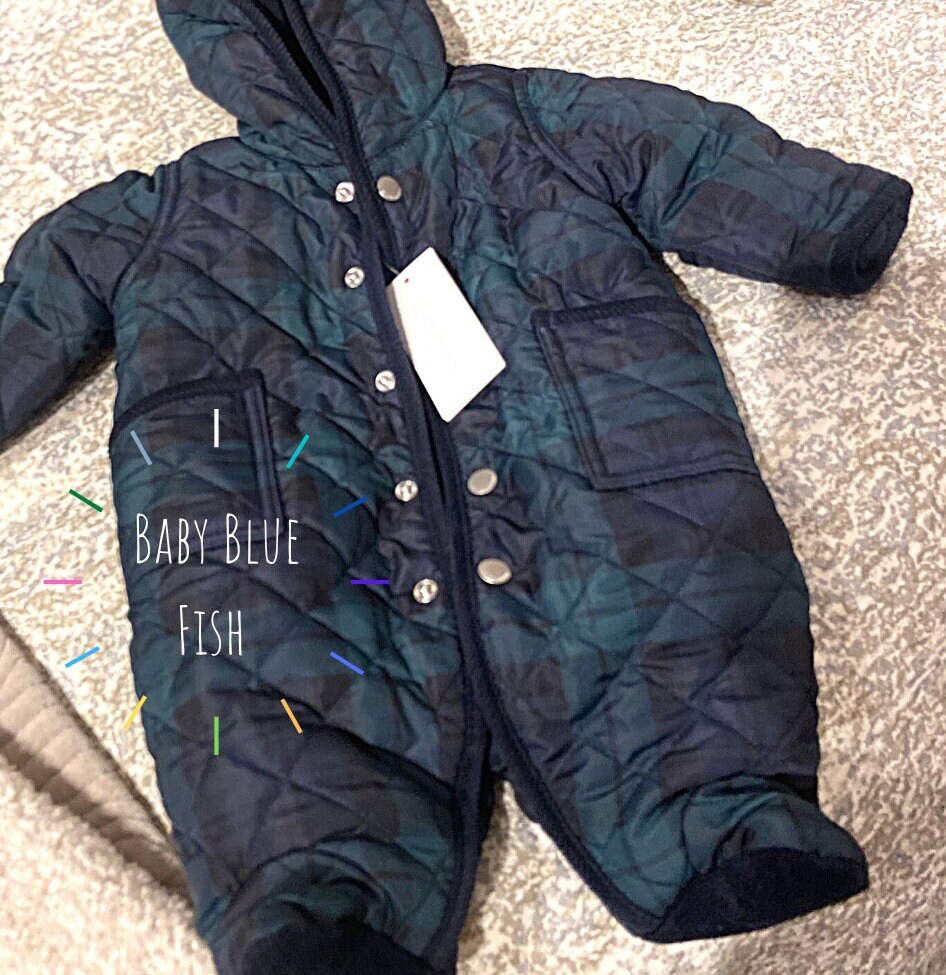 Polo Ralph Lauren Baby Quilted Snowsuit NB - Etsy