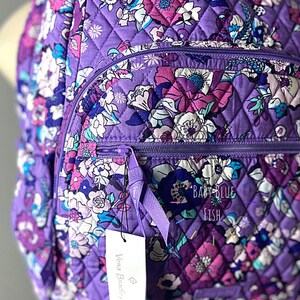 batik leaves vera bradley backpack