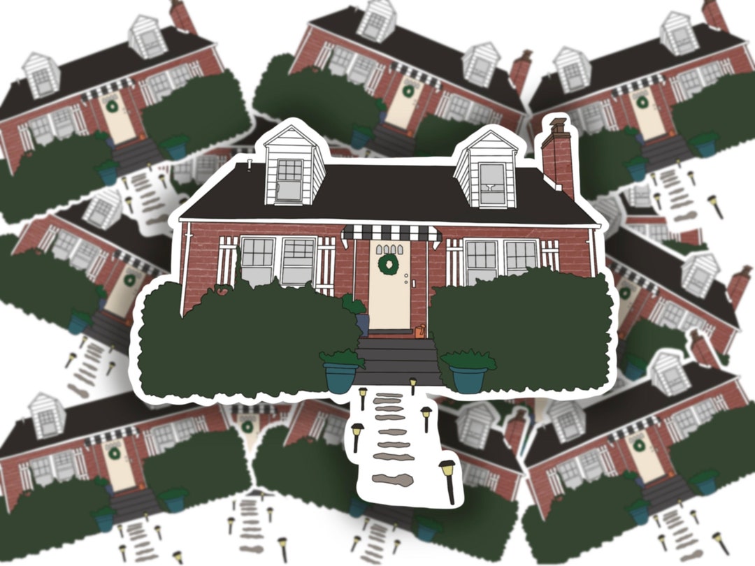 Custom Home Art, Stickers of Houses, Custom Stickers, Custom Art, House