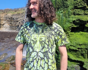 Green Goddess & Green Man T Shirt