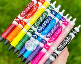 Marker Glitter Pen, Teacher Glitter Pen, Personalized Teacher Gift, Teacher Gift, Teacher Appreciation Gift, Back to School Gift