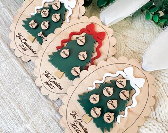Grandchildren Ornament, Grandkids, Family Name Christmas Ornament, Personalized Name Tree, Christmas Tree, Family Names, Grandparents Gift
