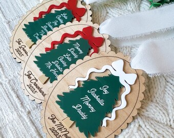 Grandchildren Ornament, Grandkids, Family Name Christmas Ornament, Personalized Name Tree, Christmas Tree, Family Names, Grandparents Gift
